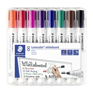 Staedtler WB Marker Lumocolor okrągły 2mm asortyment (8)